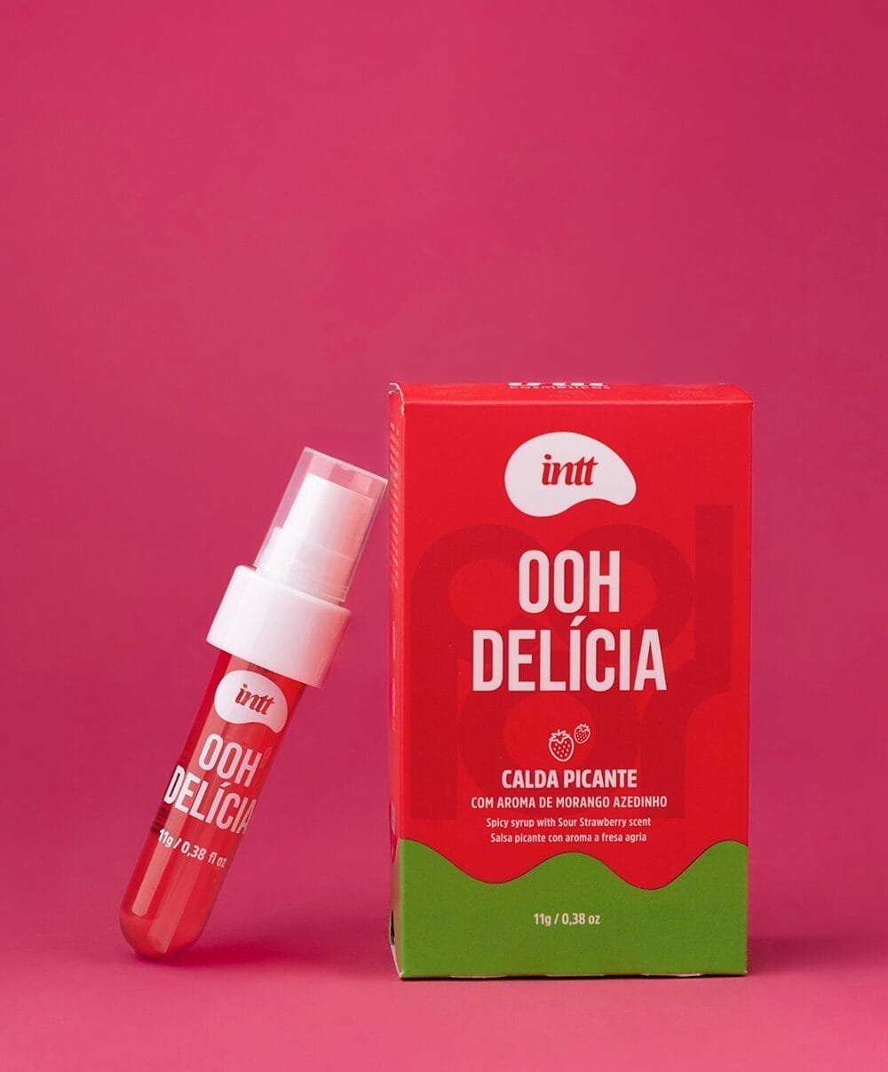 Calda Beijável Sabor Morango (Ooh Delícia - Morango)