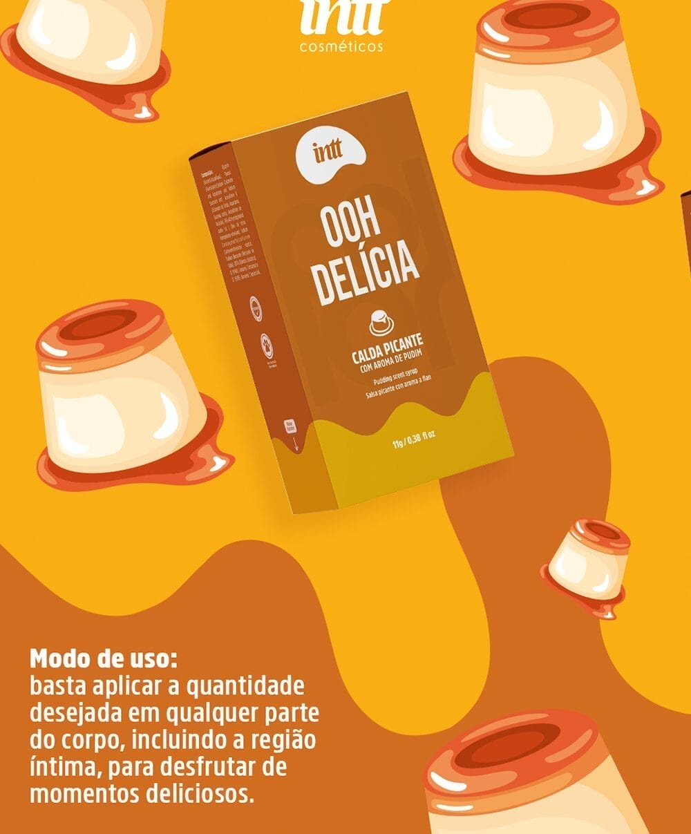 Calda Beijável Sabor Pudim (Ooh Delícia - Pudim) - Imagem 4