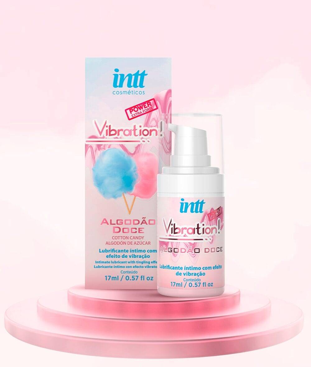 Gel Vibrador Extra Forte Sabor Algodão Doce - Imagem 3