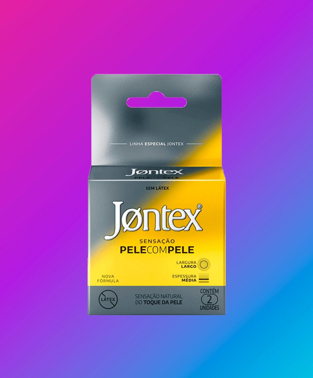 Preservativo Jontex pele com pele (sem látex)