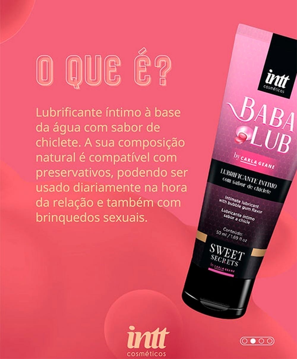Lubrificante Sabor Chiclete - (Babalub) - Imagem 2