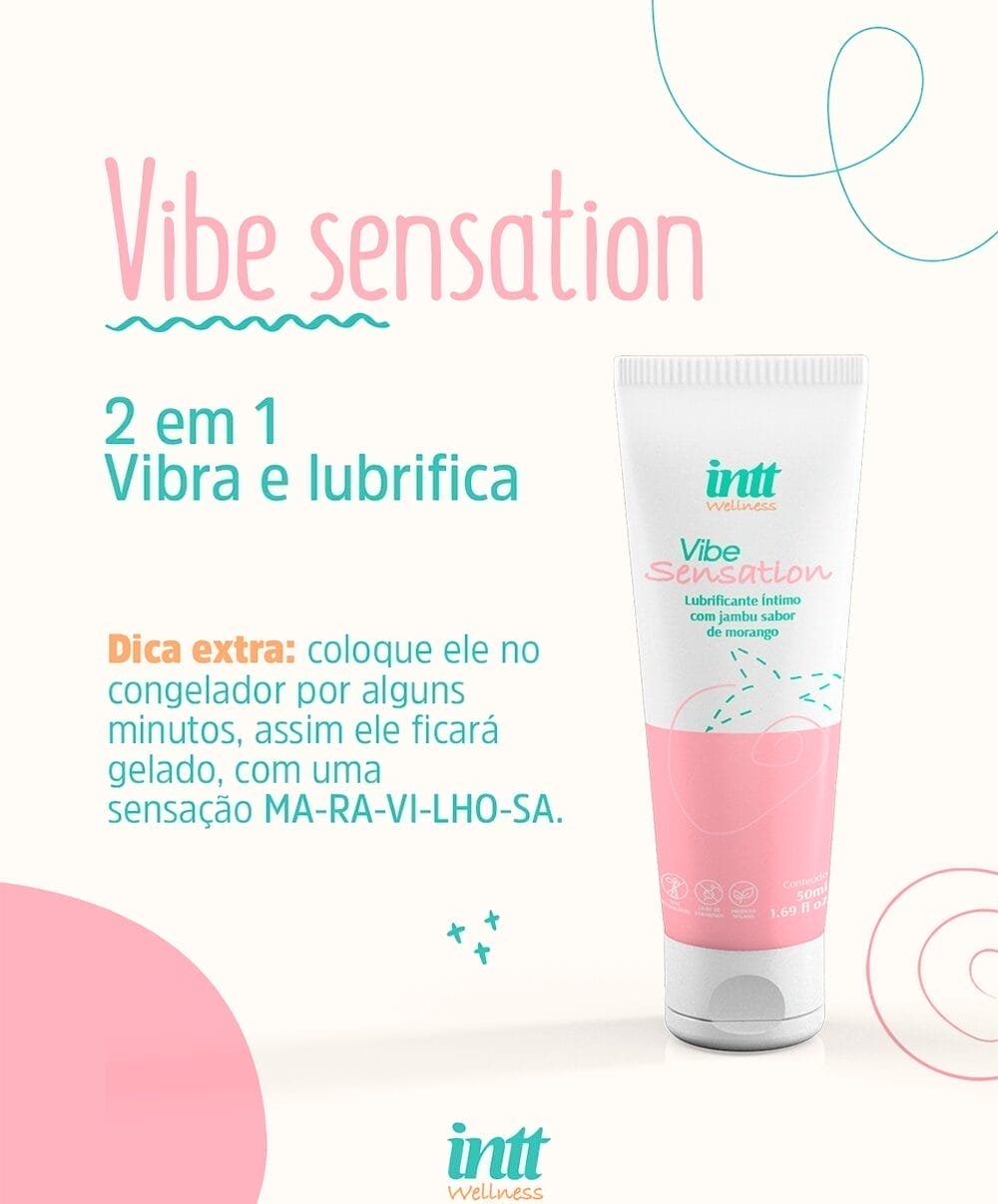 Lubrificante Vibrador Sabor Morango - Imagem 3