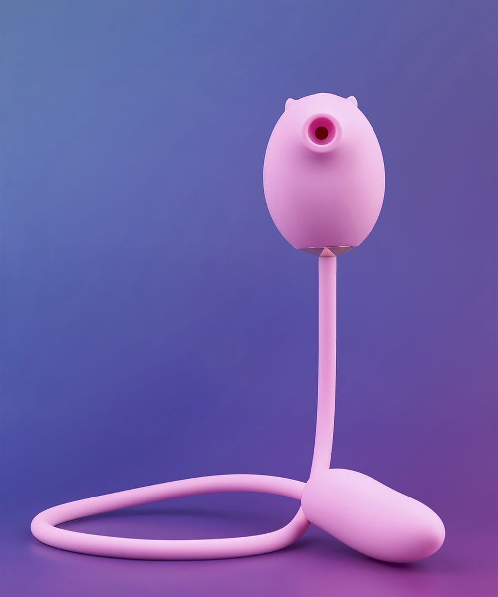 Sugador de clítoris e vibrador