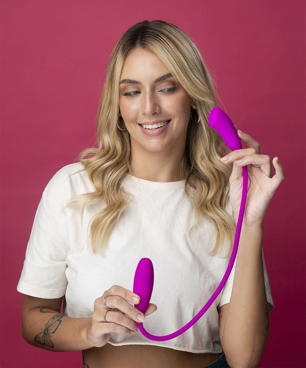 Vibrador com penetração dupla para casal - Imagem 2