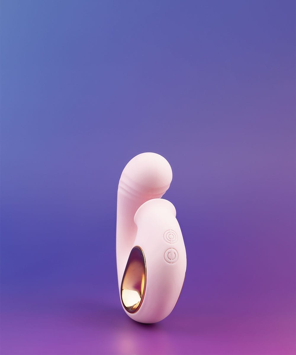 Vibrador de ponto G e clítoris com Língua estimuladora - Imagem 3